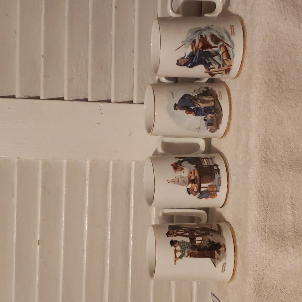 Norman Rockwell Mugs